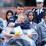 Mourners at Ground Zero